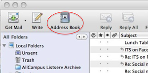 Mac address book in Thunderbird