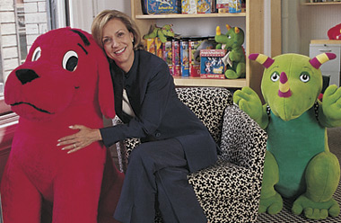 Deborah Forte shares a tender moment with her officemate